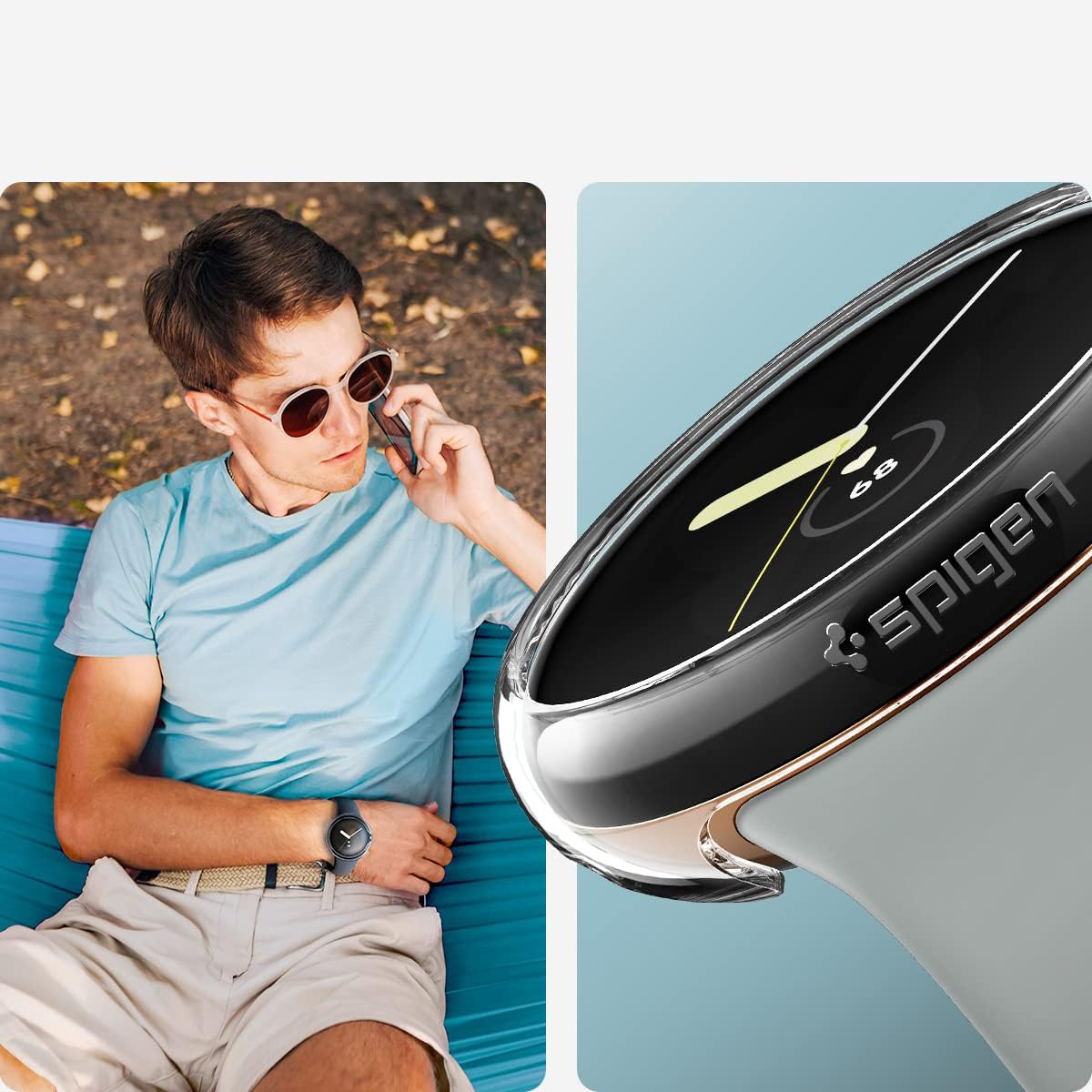 Etui Spigen Thin Fit do Pixel Watch, przezroczyste